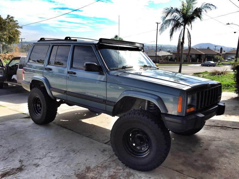 Jeep xj windshield light brackets #3